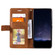 Samsung Galaxy S25+ 5G Skin Feel Splicing Leather Phone Case - Brown
