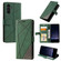Samsung Galaxy S25+ 5G Skin Feel Splicing Leather Phone Case - Green