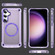 Samsung Galaxy S25+ 5G Skin Feel TPU + PC MagSafe Magnetic Phone Case - Transparent Purple