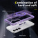 Samsung Galaxy S25+ 5G Skin Feel TPU + PC MagSafe Magnetic Phone Case - Transparent Purple