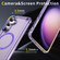 Samsung Galaxy S25+ 5G Skin Feel TPU + PC MagSafe Magnetic Phone Case - Transparent Purple