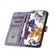 Samsung Galaxy S25+ 5G Skin-feel Embossed Butterfly Leather Phone Case - Purple
