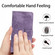 Samsung Galaxy S25+ 5G Skin-feel Embossed Butterfly Leather Phone Case - Purple