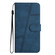 Samsung Galaxy S25+ 5G Skin-feel Stitching Leather Phone Case - Blue