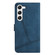 Samsung Galaxy S25+ 5G Skin-feel Stitching Leather Phone Case - Blue