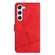 Samsung Galaxy S25+ 5G Skin-feel Stitching Leather Phone Case - Red