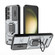 Samsung Galaxy S25+ 5G Sliding Camshield TPU + PC Shockproof Phone Case with Holder - Grey Samsung Galaxy S25+ 5G Sliding Camshield TPU + PC Shockproof Phone Case with Holder - Grey