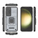 Samsung Galaxy S25+ 5G Sliding Camshield TPU + PC Shockproof Phone Case with Holder - Grey Samsung Galaxy S25+ 5G Sliding Camshield TPU + PC Shockproof Phone Case with Holder - Grey