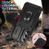 Samsung Galaxy S25+ 5G Sliding Camshield TPU Hybrid PC Phone Case with Holder - Black