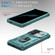 Samsung Galaxy S25+ 5G Sliding Camshield TPU Hybrid PC Phone Case with Holder - Green