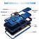 Samsung Galaxy S25+ 5G Sliding Camshield TPU Hybrid PC Phone Case with Holder - Navy Blue
