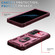 Samsung Galaxy S25+ 5G Sliding Camshield TPU Hybrid PC Phone Case with Holder - Pink+Rose Red