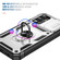 Samsung Galaxy S25+ 5G Sliding Camshield TPU Hybrid PC Phone Case with Holder - White+Black Samsung Galaxy S25+ 5G Sliding Camshield TPU Hybrid PC Phone Case with Holder - White+Black