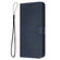 Samsung Galaxy S25+ 5G Solid Calf Texture Flip Leather Phone Case - Dark Blue