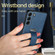 Samsung Galaxy S25+ 5G SULADA PC Hybrid Leather Texture Skin Feel Shockproof Phone Case - Black