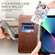 Samsung Galaxy S25+ 5G Suteni Calf Texture Horizontal Flip Leather Phone Case - Brown