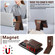 Samsung Galaxy S25+ 5G Suteni H17 Litchi Texture Leather MagSafe Detachable Wallet Phone Case - Brown