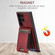 Samsung Galaxy S25+ 5G Suteni H17 Oil Eax Leather MagSafe Detachable Wallet Phone Case - Red Samsung Galaxy S25+ 5G Suteni H17 Oil Eax Leather MagSafe Detachable Wallet Phone Case - Red