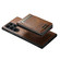 Samsung Galaxy S25+ 5G Suteni H19 Oil Wax 2-in-1 MagSafe Removable Card Box Back Phone Case - Brown Samsung Galaxy S25+ 5G Suteni H19 Oil Wax 2-in-1 MagSafe Removable Card Box Back Phone Case - Brown