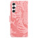 Samsung Galaxy S25+ 5G Tiger Embossing Pattern Flip Leather Phone Case - Pink