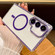 Samsung Galaxy S25+ 5G Transparent MagSafe Phone Case with Lens Film - Purple