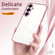 Samsung Galaxy S25+ 5G Transparent Plating Fine Hole Phone Case - Purple