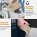 Samsung Galaxy S25+ 5G Triangle Pattern Buckle Clasp Leather Phone Case - Gold