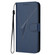 Samsung Galaxy S25+ 5G Triangle Pattern Buckle Clasp Leather Phone Case - Royal Blue