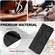 Samsung Galaxy S25+ 5G Triangle Solid Color Leather Phone Case - Black