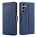 Samsung Galaxy S25+ 5G Ultra-thin Voltage Side Buckle Horizontal Flip Leather Phone Case - Blue