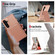 Samsung Galaxy S25+ 5G Vertical Flip Card Bag Holder Leather Phone Case - Rose Gold