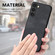 Samsung Galaxy S25+ 5G Vintage Leather PC Back Cover Phone Case - Black