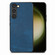 Samsung Galaxy S25+ 5G Vintage Leather PC Back Cover Phone Case - Blue