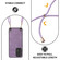 Samsung Galaxy S25+ 5G Vintage Leather PC Back Cover Phone Case with Crossbody Strap - Purple