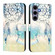 Samsung Galaxy S25 5G 3D Painting Horizontal Flip Leather Phone Case - Dream Wind Chimes