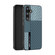 Samsung Galaxy S25 5G ABEEL 6D Micro Relief MagSafe Magnetic Phone Case - Carbon Fiber Blue