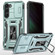 Samsung Galaxy S25 5G Armor PC Hybrid TPU Camera Shield Phone Case - Alpine Green