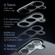 Samsung Galaxy S25 5G Armor Precise Hole PC Hybrid TPU Phone Case - Transparent