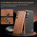 Samsung Galaxy S25 5G AZNS Electroplated Frame Crocodile Texture Full Coverage Phone Case - Blue