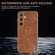 Samsung Galaxy S25 5G AZNS Electroplated Frame Crocodile Texture Full Coverage Phone Case - Blue