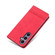 Samsung Galaxy S25 5G AZNS Magnetic Calf Texture Flip Leather Phone Case - Red