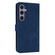 Samsung Galaxy S25 5G AZNS Skin Feel Calf Texture Flip Leather Phone Case - Blue