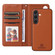 Samsung Galaxy S25 5G BETOPNICE BN-005 2 in 1 Detachable Imitate Genuine Leather Phone Case - Brown
