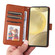 Samsung Galaxy S25 5G BETOPNICE BN-005 2 in 1 Detachable Imitate Genuine Leather Phone Case - Brown