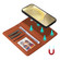 Samsung Galaxy S25 5G BETOPNICE BN-005 2 in 1 Detachable Imitate Genuine Leather Phone Case - Brown