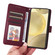 Samsung Galaxy S25 5G BETOPNICE BN-005 2 in 1 Detachable Imitate Genuine Leather Phone Case - Wine Red