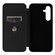 Samsung Galaxy S25 5G Carbon Fiber Texture Flip Leather Phone Case - Black