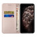 Samsung Galaxy S25 5G Carbon Fiber Texture Magnetic Flip Leather Phone Case - Rose Gold