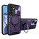 Samsung Galaxy S25 5G CD Texture Sliding Camshield Magnetic Holder Phone Case - Purple