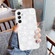 Samsung Galaxy S25 5G Christmas Painted Pattern TPU Transparent Phone Case - Snowflakes